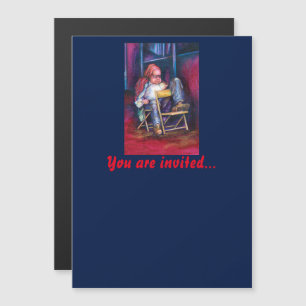 Norman zeichne lieber in seinem Schlaf Magneteinladung