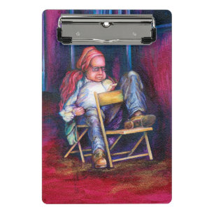 Norman zeichne lieber in seinem Schlaf Mini Klemmbrett