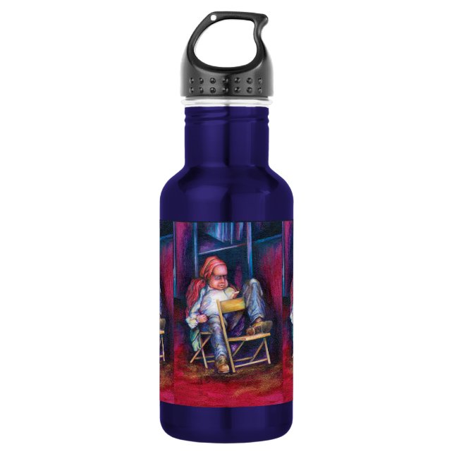 Norman zeichne lieber in seinem Schlaf Trinkflasche (Vorderseite)