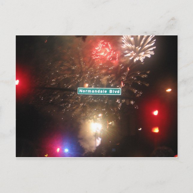 NORMANDALE BLVD FIREWORKS POSTKARTE (Vorderseite)