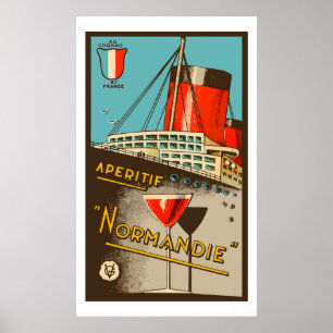 Normandie-Aperitif (Frankreich) Poster