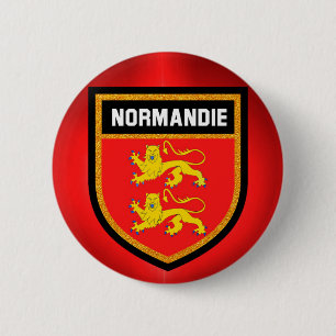 Normandie-Flagge Button