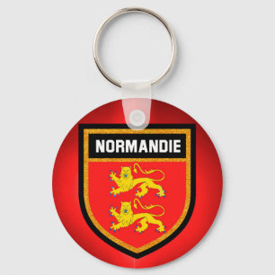 Normandie-Flagge Schlüsselanhänger