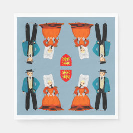 Normandie, Frankreich Serviette