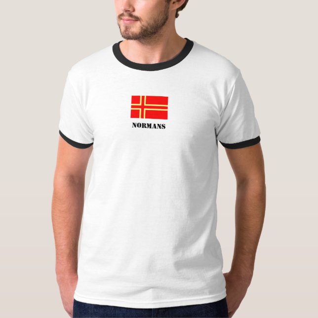 Normandie Heilige-Olaf Normans T-Shirt (Vorderseite)