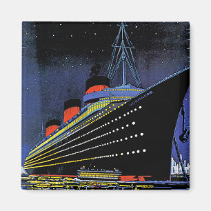 Normandie in der Nacht Magnet