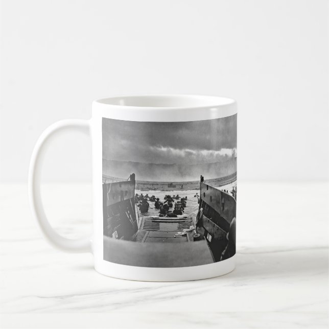 Normandie-Invasion an Invasionstag - 1944 Kaffeetasse (Links)