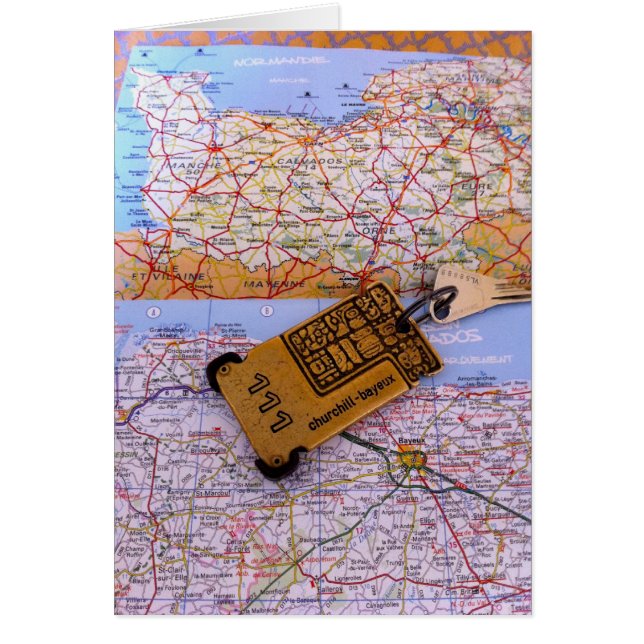 Normandie-Karte (Vorne)