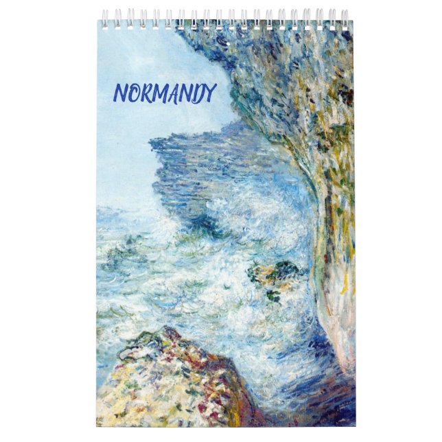 Normandie-Kunst-Kalender (11" x 7") Kalender (Titelbild)