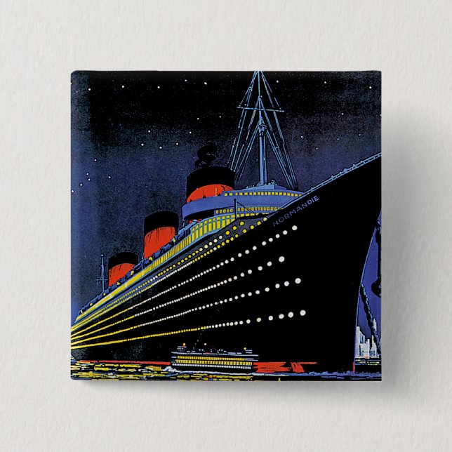 Normandie nachts button (Vorderseite)