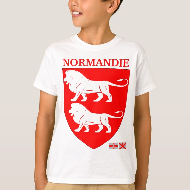 NORMANDIE NORMANDY FRANCE T-Shirt (Vorderseite)