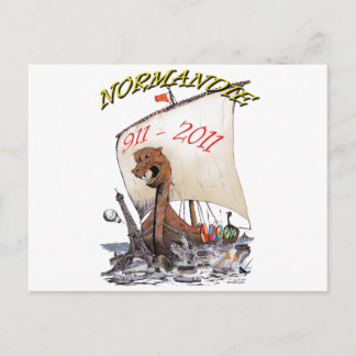 NORMANDIE PARIS POSTKARTE