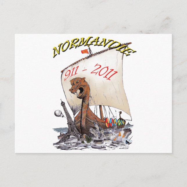 NORMANDIE PARIS POSTKARTE (Vorderseite)