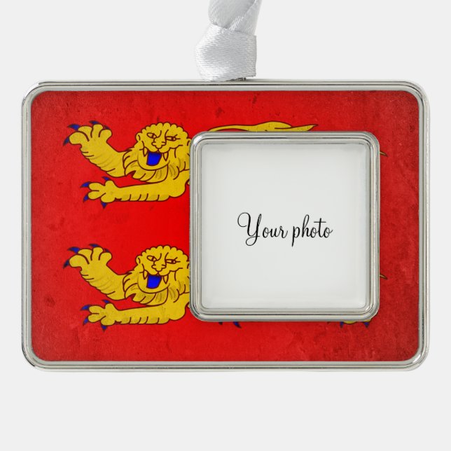 Normandie Rahmen-Ornament Silber (Vorderseite)