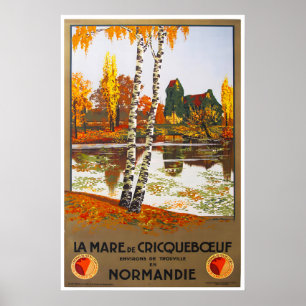 Normandie-Reiseposter Französische Kunst Frankreic Poster