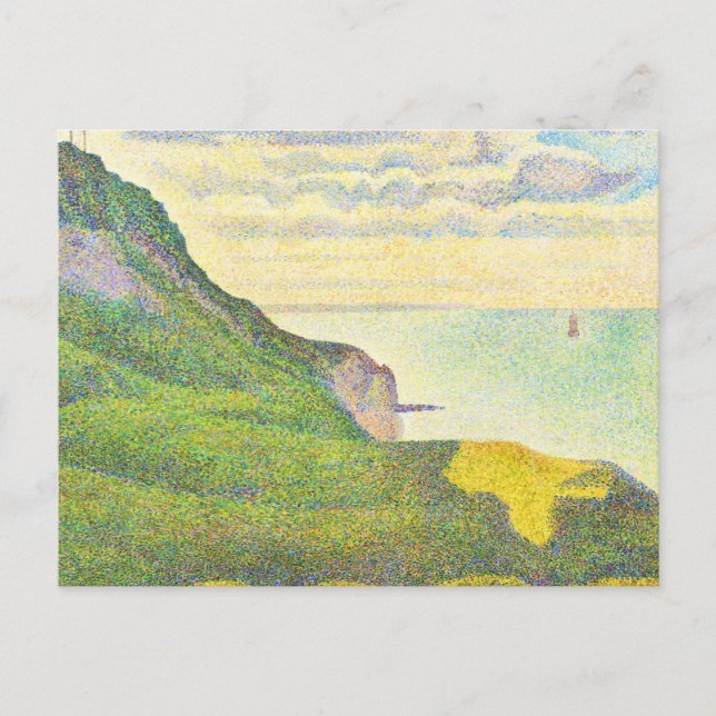 Normandie von Georges Seurat Postkarte (Vorderseite)