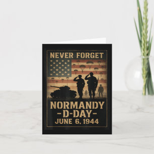 Normandie zum 81. Jahrestag 1944 Militärtrib Karte
