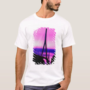 Normandiebrücke, Le Havre, Frankreich 2 T-Shirt