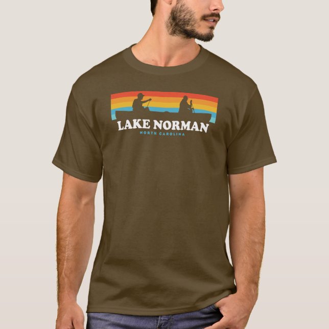 Normandischer See North Carolina Canoe T-Shirt (Vorderseite)