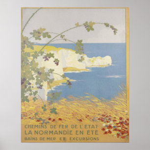 Normandy Beach Frankreich Poster