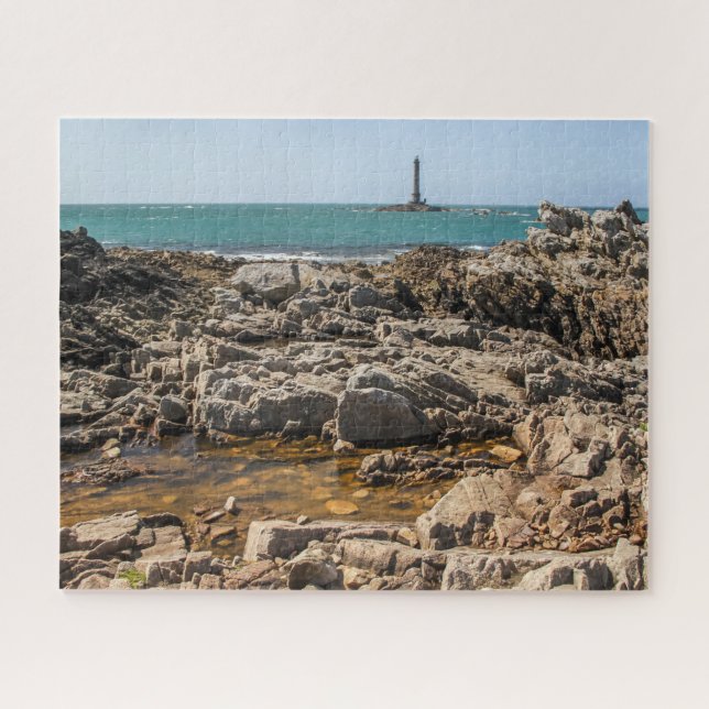 Normandy Jigsaw Puzzle - La Hague Lighthouse (Horizontal)