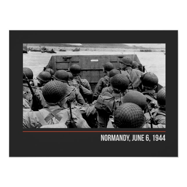 Normandy, June 6, 1944 - WW2 Poster (Vorderseite)