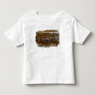 Normannische Eisenrollearbeit über Holztür Kleinkind T-shirt