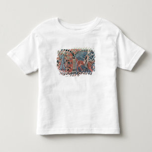Normannischer Kavalier auf einem Piebaldpferd Kleinkind T-shirt