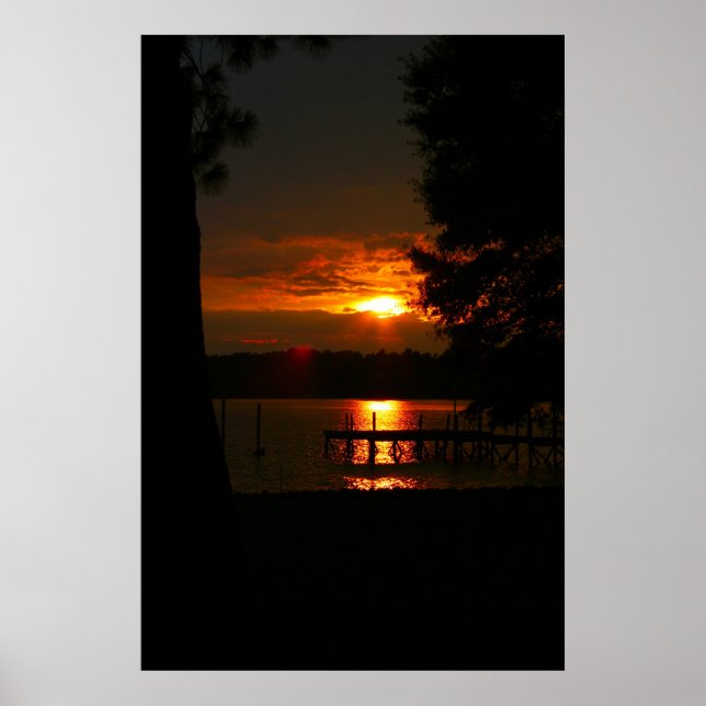 Normannsee, NC Sunset Poster (Vorne)
