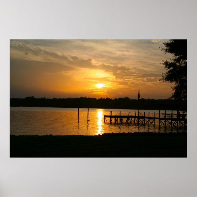 Normannsee, NC Sunset Poster (Vorne)