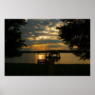 Normannsee, NC Sunset Poster