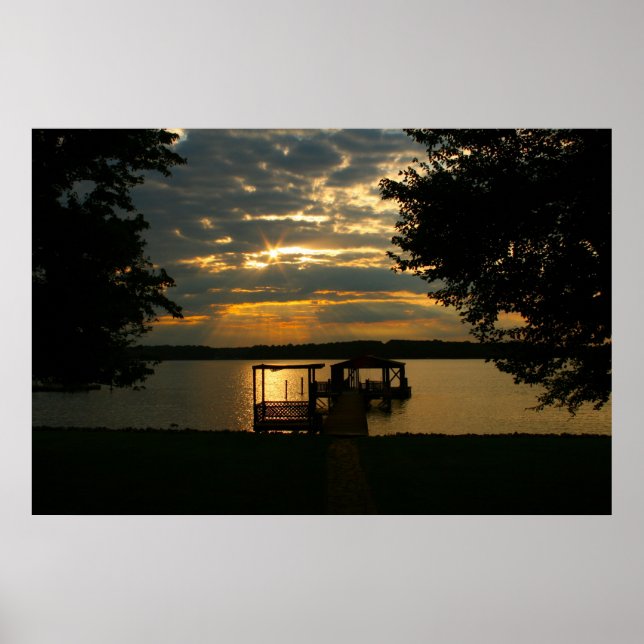 Normannsee, NC Sunset Poster (Vorne)
