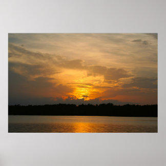 Normannsee, NC Sunset Poster