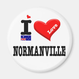 NORMANVILLE - I-Liebe Magnet