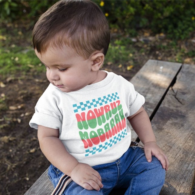 Norooz Mobarak | Frohes iranisches Neujahr Baby T-shirt (Norooz Mobarak | Happy Iranian New Year Baby T-Shirt)