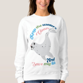 Norppa wird sauber behalten sweatshirt