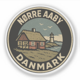 Nørre Aaby, Dänemark Danmark Aufkleber