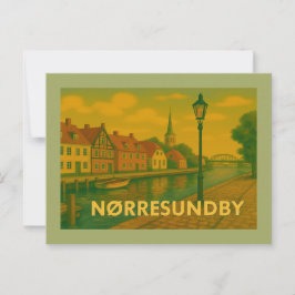 Nørresundby Dänemark-Brücke Postkarte