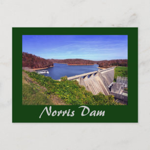 Norris Dam, Tennessee, USA Postkarte