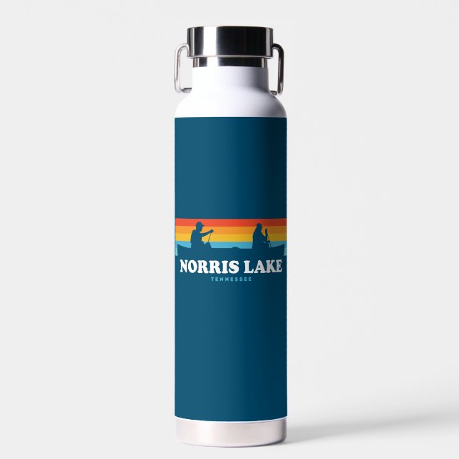 Norris Lake Tennessee Canoe Trinkflasche (Vorne)