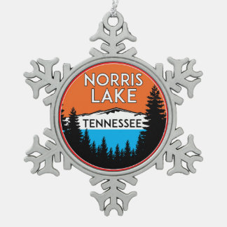 Norris-Tennessee Schneeflocken Zinn-Ornament