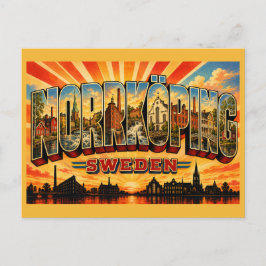 Norrköping Schweden Industrielles Erbe Postkarte