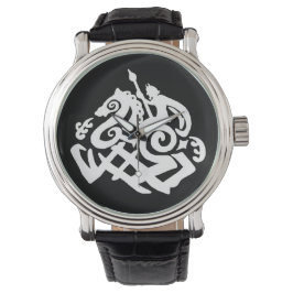 Norse God Odin und Sleipnir Armbanduhr