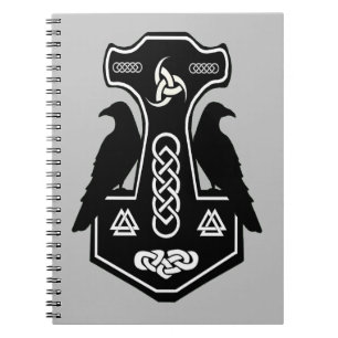 Norse God Thammer Notebook Notizblock
