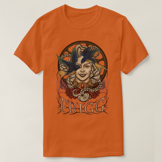 Norse Gods Frigg T-Shirt (Design vorne)