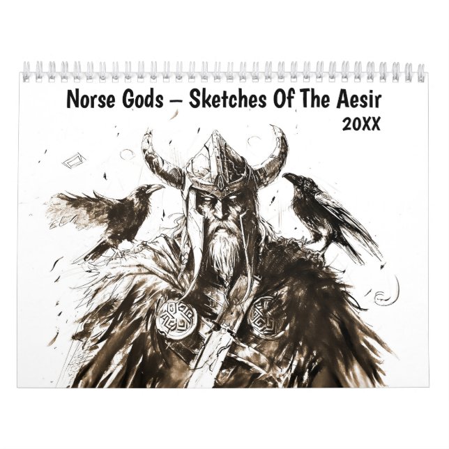 Norse Gods – Sketches Of The Aesir Kalender (Titelbild)