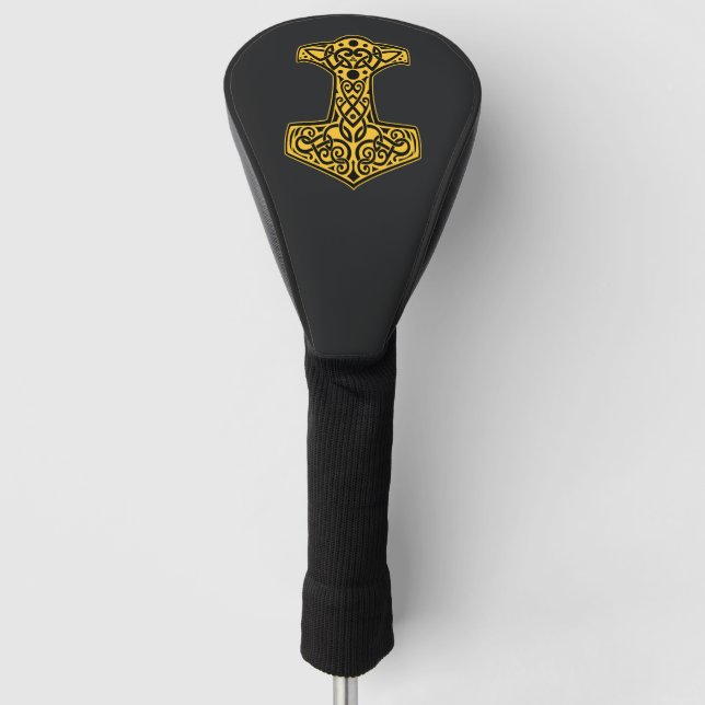 Norse Hammer Golf Headcover (Vorderseite)