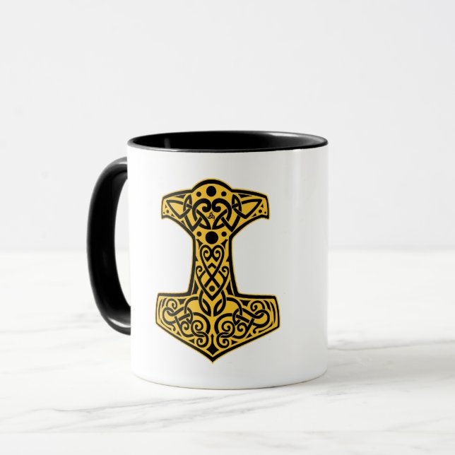 Norse Hammer Tasse (Vorderseite Links)