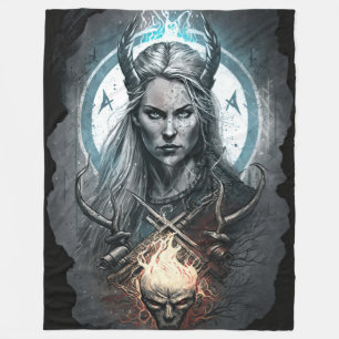 Norse Mythology Freya Blanket Fleecedecke