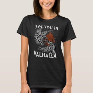 Norse Mythology Odin's Raven sieht dich in Valhall T-Shirt